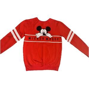 Disney Red Mickey Mouse Sweatshirt